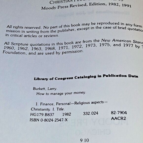 How to Manage Your Money : An In-Depth Bible Study on Personal Finances by Larry - Picture 8 of 10